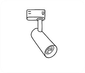 LED Track Light Outline